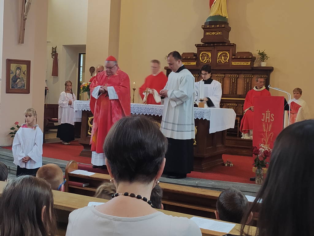 Kardinál Duka v našem kostele